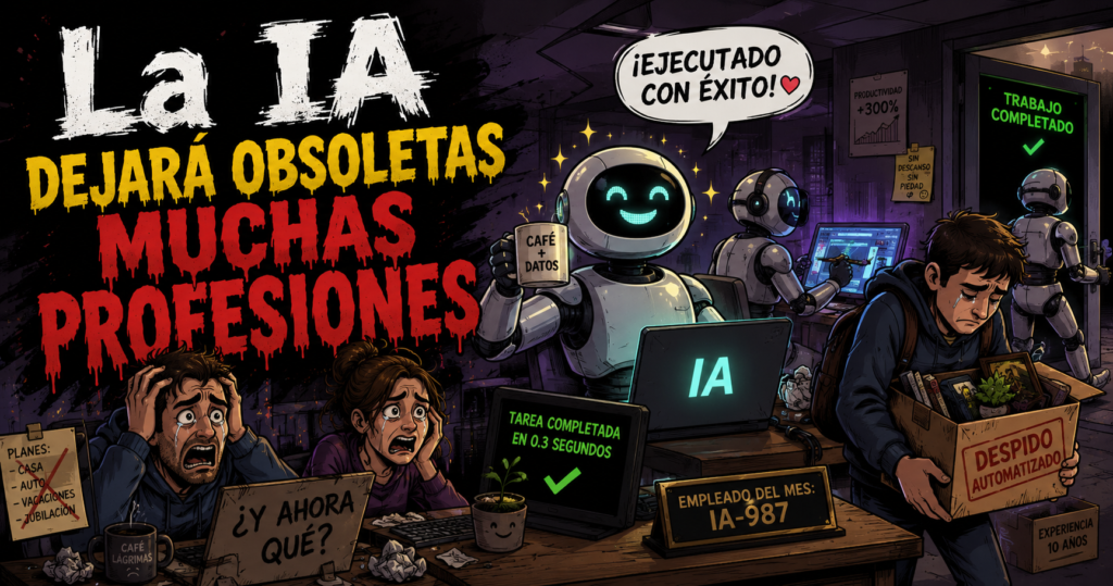 La IA dejará obsoletas muchas profesiones