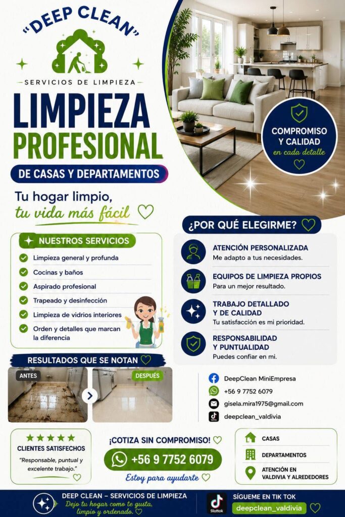 Limpieza Profunda Valdivia DeepClean